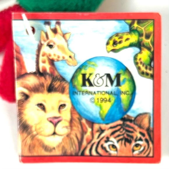 K&M Toys Vintage Km International Inc 994 Red Eye Tree Frog Stuff